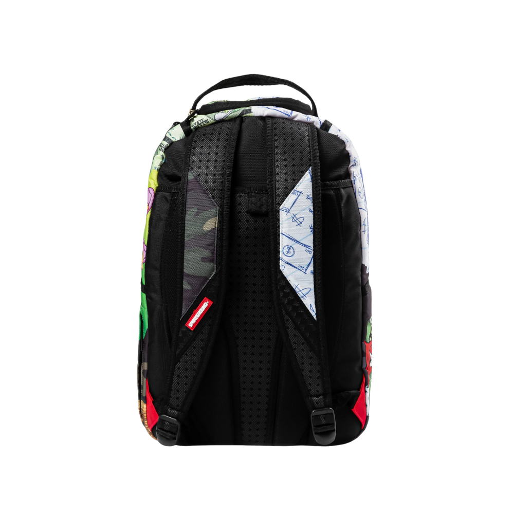 Sprayground Mean Money Collage Backpack